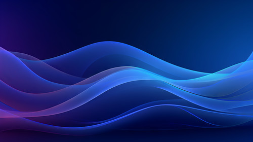 Curved blue virtual reality lines illustration background stock wallpaper ar 169 00329 01.jpg