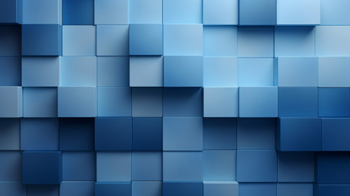 Collection of Blue 3D Blocks form a wall Business wallpaper with copyspace stock wallpaper ar 169 00.jpg