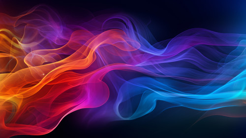 colorful rainbow colored smoke banner isolated on dark black wide panorama background beautiful part.jpg