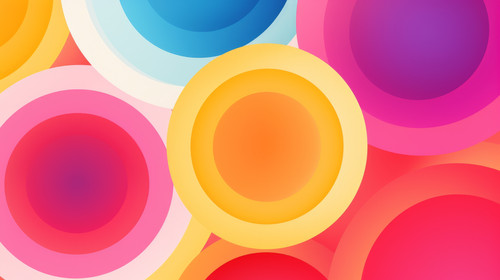 Colorful circle abstract background Template for wallpaper banner presentation background stock wall.jpg