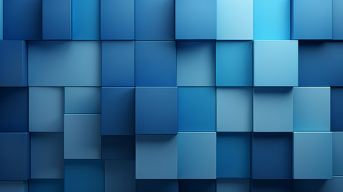 Collection of Blue 3D Blocks form a wall Business wallpaper with copyspace stock wallpaper ar 169 00.jpg