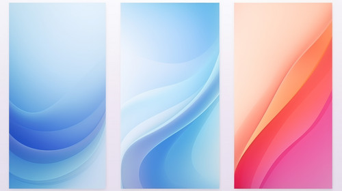 Colorful fluid gradient mesh background template copy space set Liquid and dynamic color gradation W.jpg