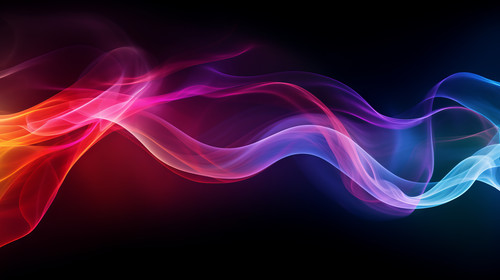colorful rainbow colored smoke banner isolated on dark black wide panorama background beautiful part.jpg