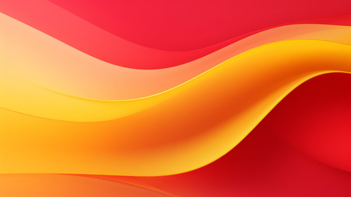 Bright sunny red wave abstract background Modern lemon orange color Fresh business banner for sales .jpg