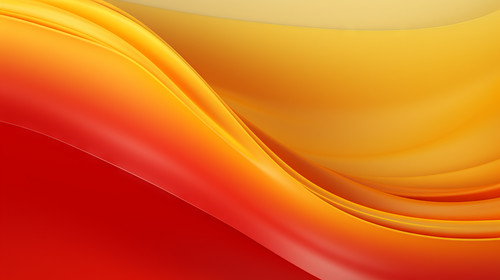 Bright sunny red wave abstract background Modern lemon orange color Fresh business banner for sales .jpg