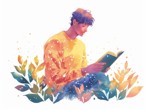 pastel colors white background isolated Blind man read braille book illustration ar 43 00015 00.jpg
