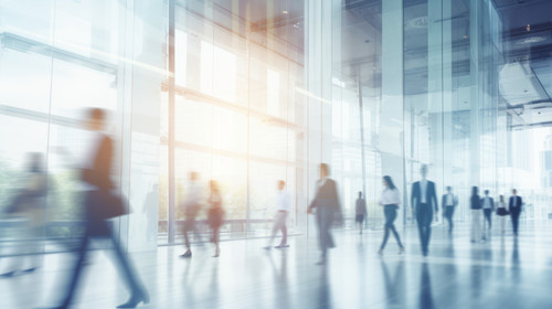 blurred business people in white glass office background stock wallpaper ar 169 00780 03.jpg