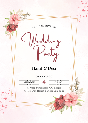 Pink White Modern Wedding Party Poster 20240108 182221 0000.png