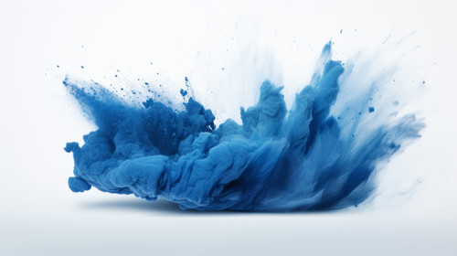 Small size blue Sand flying explosion Ocean sands grain wave explode Abstract cloud fly Blue colored.jpg