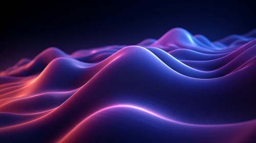 Smooth linear wave hair textures in futuristic technology style Abstract particle emitter 3d backgro.jpg