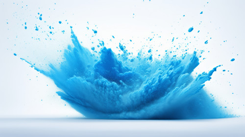 Small size blue Sand flying explosion Ocean sands grain wave explode Abstract cloud fly Blue colored.jpg