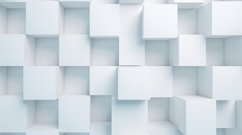Random shifted white cube boxes block background wallpaper banner with copy space 00467 00.jpg