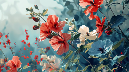 minimalistic less is more style of AI Generated AI Generative Pastel oil realistic illustration of f.jpg