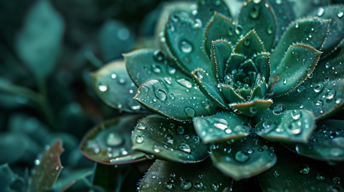 minimalistic less is more style of AI Generated AI Generative Green tropic exotic plant flower leaf .jpg