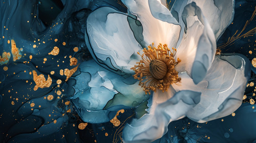 minimalistic less is more style of a wallpaper botanical flowers with one big flower for whole artwo.jpg