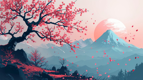 minimalistic less is more style of AI Generated AI Generative Vintage retro traditional Japanese Asi.jpg