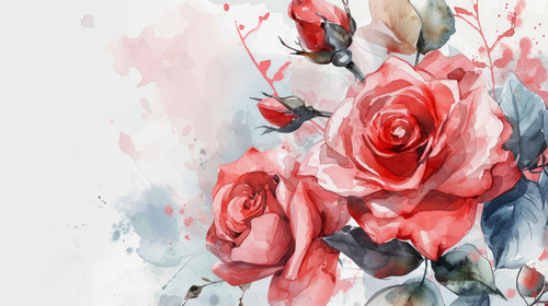 minimalistic less is more style of invitation rose watercolor wedding paint romantic greeting elegan.jpg