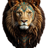 PhotoReal Artistic ImageTribal Lion Insignia featuring a lion 3 1 removebg preview.png