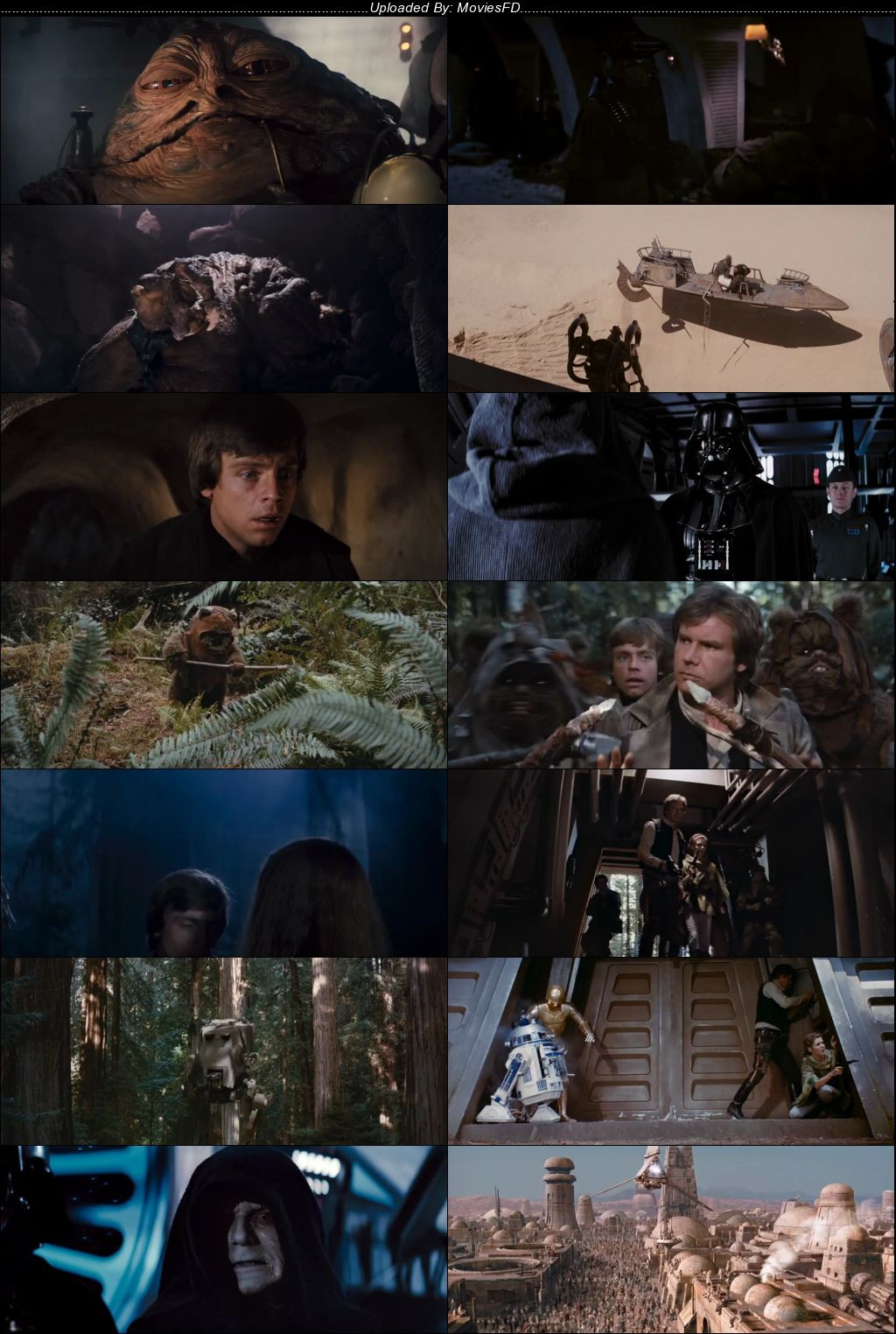 Download Star Wars: Episode VI - Return of the Jedi (1983) BluRay [Hindi + English] ESub 480p 720p