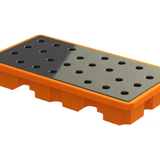 2 Drum Spill Containment Plastic Pallets SL