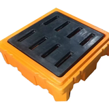 Single Drum Spill Containment Plastic Pallets DL