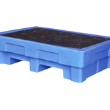 2 Drum Spill Containment Plastic Pallets DL