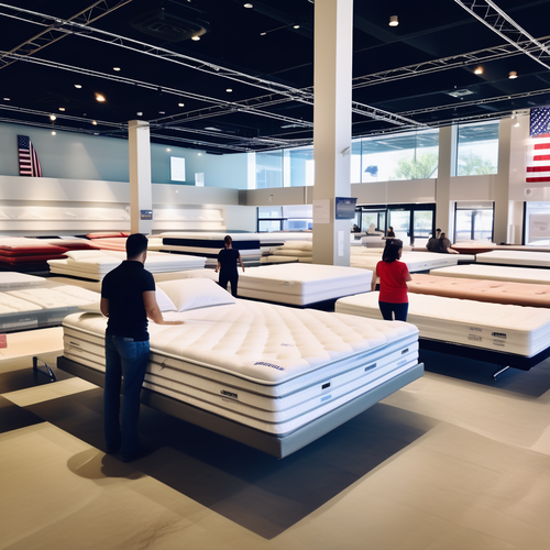 american style mattress store lots of mattresses people seeing it 972051655.png