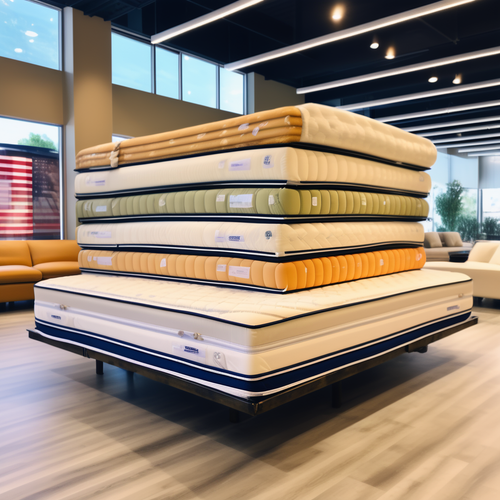 american style mattress store stack of mattresses 947798459.png