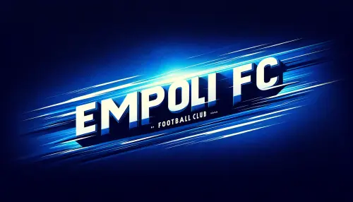 DALL·E 2024 04 20 09.21.03 Create a wide banner with the text 'EMPOLI FC' prominently displayed, ens.webp