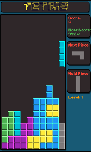 Tetris MVC in Java