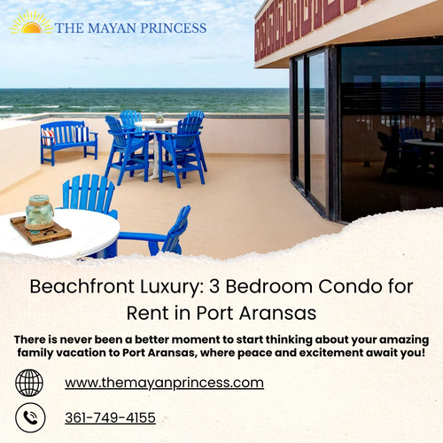 Beachfront Luxury 3 Bedroom Condo for Rent in Port Aransas