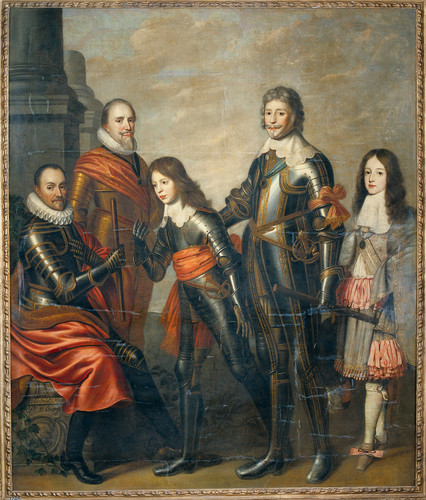 Nason, Pieter (приписывается) Четыре поколения князей Оранских, Willem I, Maurits и Frederik Hendrik