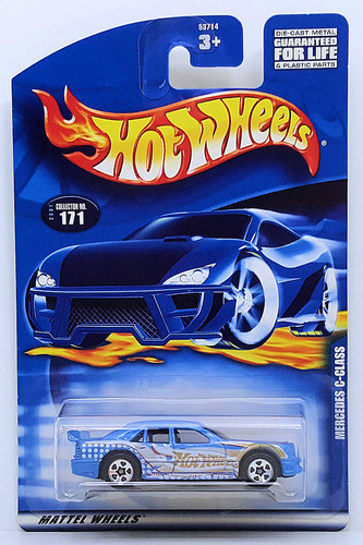 Машинка Hot Wheels Mercedes C Class 2001 (#171) 53714