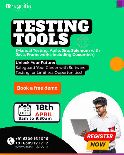 Learn Testing Tools From The Industry Experts Magnitia From April 18th, 8am to 930am.jpg