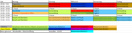 Stundenplan Oberstufe2