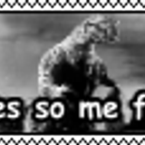 godzilla stamp