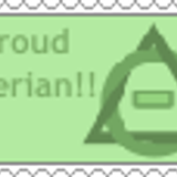 therian stamp green