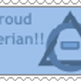 therian stamp blue