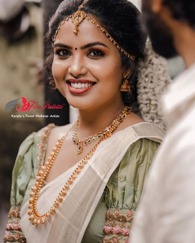 Hindu Bridal Makeup Look Thrissur Face Palette Makeup Angel.jpg
