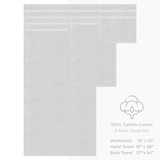 4 SIZE SILVER GREY