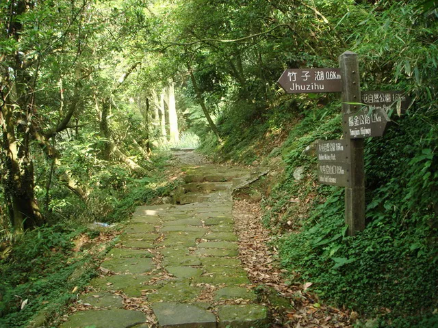 百拉卡步道可通往竹子湖水尾