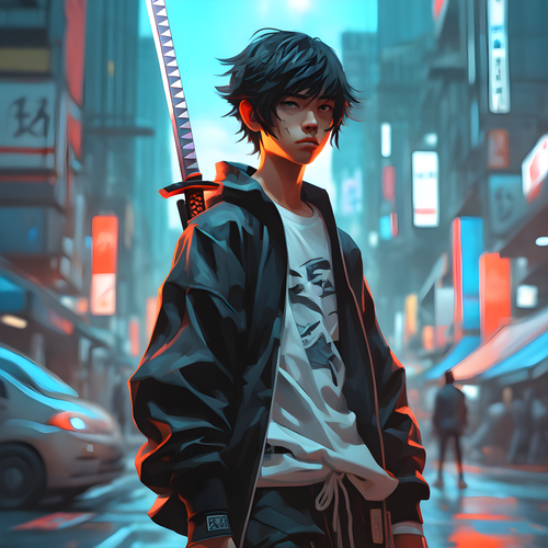 full bodyultra highly detailed32 kteenage boy with katanablack and wite street wear anti hero 433868.png