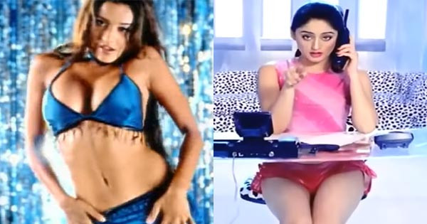 Indian TV actress old hot music video