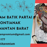 Seragam Batik Partai Pontianak Kalimantan Barat