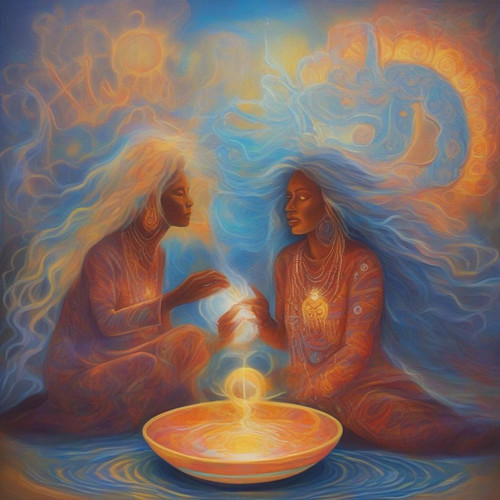 salviaspace psychic DMT twelve faces glowing flying communicating flowing symbols asymmetrical expre.jpg