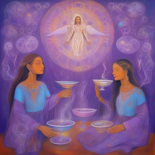 salviaspace psychic DMT twelve faces glowing flying communicating flowing symbols asymmetrical expre.jpg
