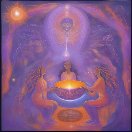 salviaspace psychic DMT twelve faces glowing flying communicating flowing symbols asymmetrical expre.jpg