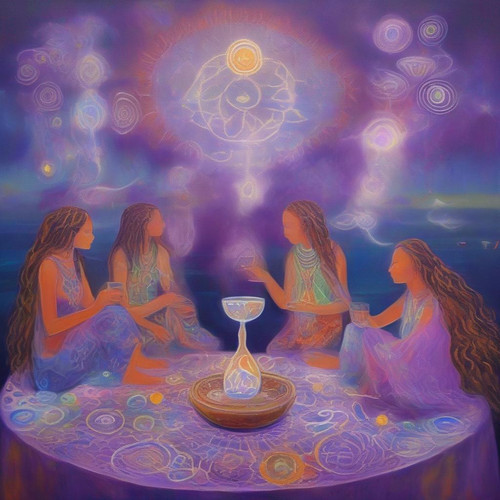 salviaspace psychic DMT twelve faces glowing flying communicating flowing symbols asymmetrical expre.jpg
