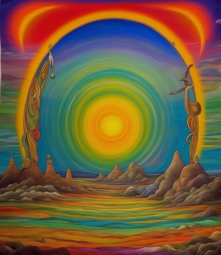 salviaspace psychic spirit peoples DMT prayerflags seashore horizon waves greensea innervisions halo.png