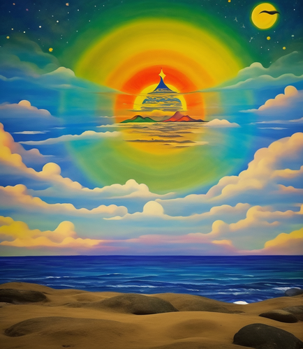 salviaspace psychic spirit peoples DMT prayerflags seashore horizon waves greensea innervisions halo.png